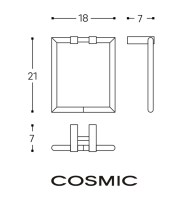 MEDIDAS TOALLERO ARO METRIC COSMIC